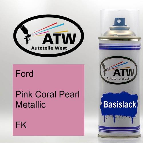 Ford, Pink Coral Pearl Metallic, FK: 400ml Sprühdose, von ATW Autoteile West.